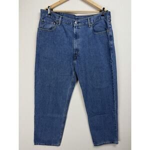 Levi's 550 Medium Wash Blue Denim Jeans Men’s Size 40x30 Relaxed Fit 100% Cotton